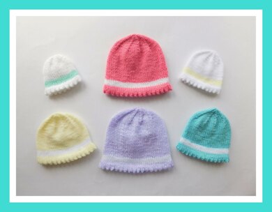 Cute baby hat knitting patterns