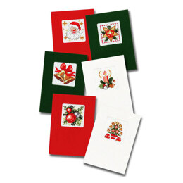 Pako Christmas Greeting Cards C, Set of Six Cross Stitch Kit