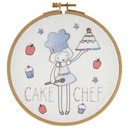 DMC Cake Chef Kids Craft 8+ Cross Stitch/Embroidery Kit