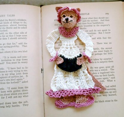 Wolf in grandma's Clothing bookmark/decoration