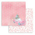 Stamperia Mini Scrapbooking Pad 10 Double Sided Sheets 20.3 x 20.3 cm (8x8) Christmas Rose