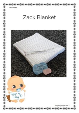 Baby Blanket knitting pattern 'Zack'