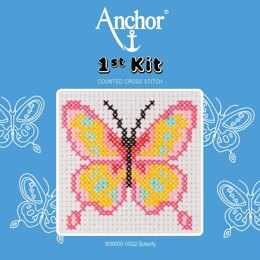 Anchor Erstes Set Schmetterling Kreuzstich-Stickset
