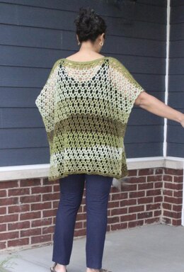 Summer Breeze Crochet Poncho Pattern