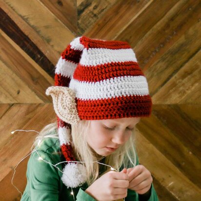 Santa's Little Helper Elf Hat with Ears