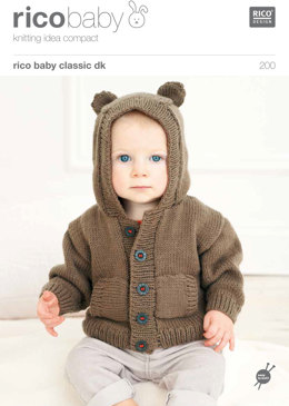 Babies’ Hoodies in Rico Baby Classic DK - 200