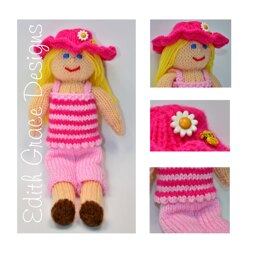 Petunia - A Summer Doll Knitting Pattern