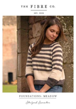 Striped Sweater in The Fibre Co. Meadow - Downloadable PDF
