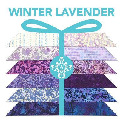 "Winter Lavender" von Anthology Fabrics Fat Quarter-Bündel