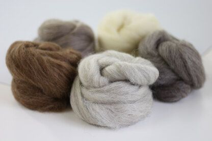 Hawthorn Handmade British Breeds No.1 Felting Wool Bundle