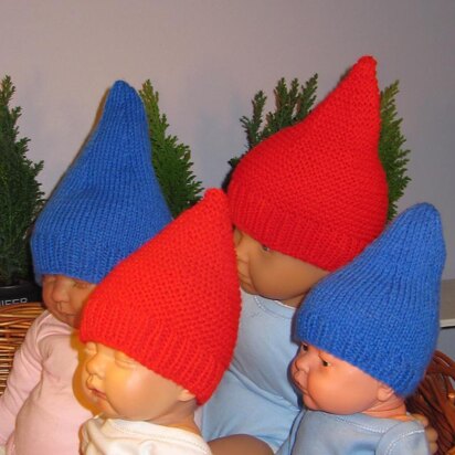 Baby Gnome Hats - 2 designs from 1 pattern