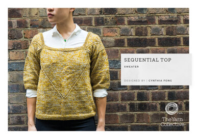Sequential Top by Cynthia Fong - Top Knitting Pattern For Women in The Yarn Collective