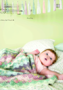 Blanket in Rico Baby Cotton Soft (Print) DK - 534 - Leaflet