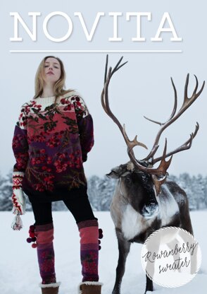 Rowanberry Sweater in Novita Nalle and Nordic Wool - Downloadable PDF