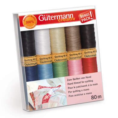 Gutermann Thread Set: Quilting: 10 x 80m: Assorted