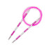 KnitPro Smartstix Pink Fixed Circular Needles 100cm (40in) (1 Pair)