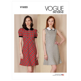 Vogue Misses' Dress V1822 - Sewing Pattern