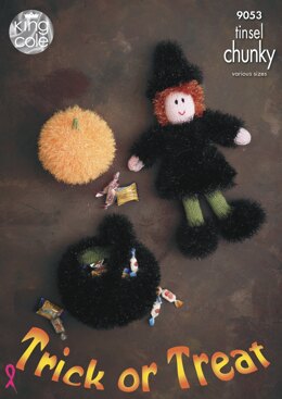 Tinsel Halloween in King Cole Tinsel Chunky - 9053 - Downloadable PDF