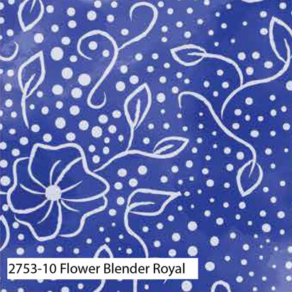 Craft Cotton Company Birds of Paradise - Flower Blender Royal