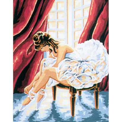 Collection D‘Art Gobelin Set Die Ballerina (30 x 22 cm)