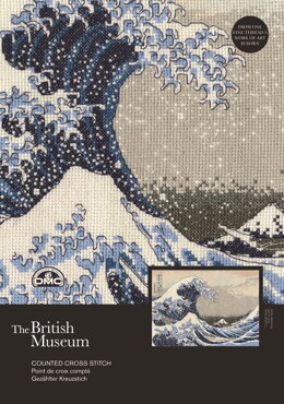 DMC The British Museum - The Great Wave, Katsushika Hokusai Large - 36cm x 26cm