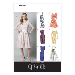 Vogue Misses'/Misses' Petite Dress V8766 - Sewing Pattern