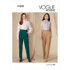 Vogue Misses' and Misses' Petite Pants V1829 - Paper Pattern, Size 8-10-12-14-16