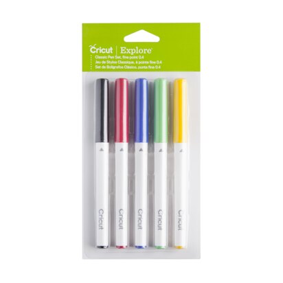 Cricut Fine Point Pen Set, Classic (5 ct)
