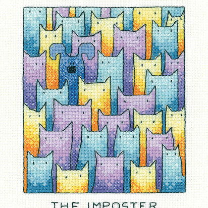 Heritage The Imposter Cross Stitch Kit - 9cm x 11.5cm