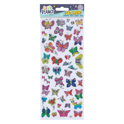 Craft Planet Fun Stickers - Butterfly