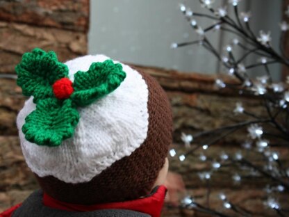 Chunky Christmas pudding hat