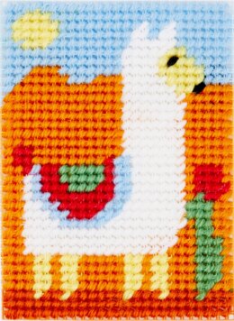 DMC Tapestry Kit 'I Can Stitch!' - Mika the Llama