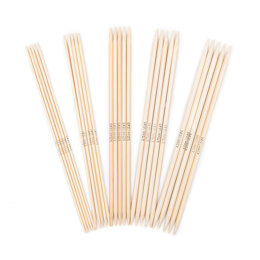 Addi Bamboo Double Point Needles 15cm (Set of 5)