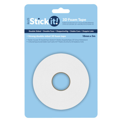 Stick It 5m 3D Foam Tape (18mm Width)