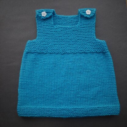 Pippi - Baby Pinafore Dress Knitting pattern by Marianna's Lazy Daisy ...