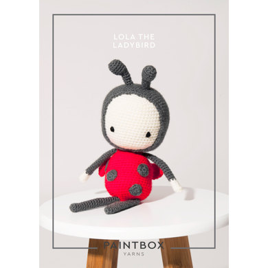 "Lola the Ladybug" : Amigurumi Crochet Pattern for Toys in Paintbox Yarns DK | Light Worsted Yarn