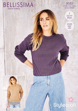 Sweaters in Stylecraft Bellissima - 9583 - Downloadable PDF