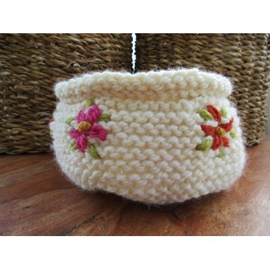 Embroidered Container