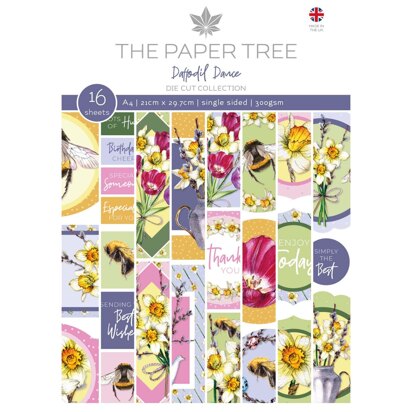 The Paper Tree Daffodil Dance A4 Die Cut sheets