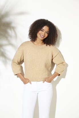 Sweater & Top in King Cole Cotton Top DK - 5867 - Leaflet