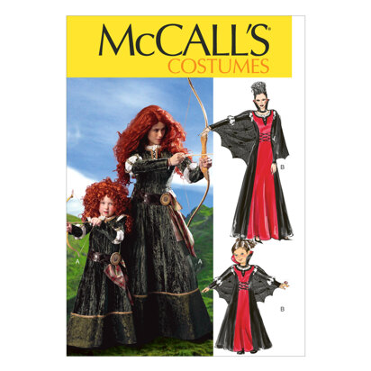 McCall's Misses'/Children's/Girls' Costumes M6817 - Sewing Pattern