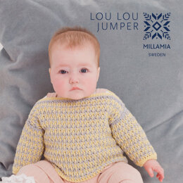 "Lou Lou Jumper" - Jumper Crochet Pattern For Babies in MillaMia Naturally Soft Cotton by MillaMia
