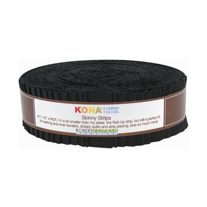 Robert Kaufman Kona Cotton Solids 1.5in Skinny Strips - SS-101-40