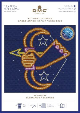 DMC Sagittarius Cross Stitch Kit - 7in