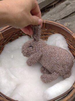 Rabbit toy knitting pattern, Knitting toy pattern Sleeping bunny Amigurumi bunny pattern, Bunny doll animal pattern Little bunny toy pattern