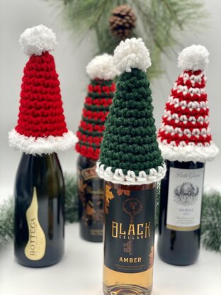 Holiday Wine Bottle Hat
