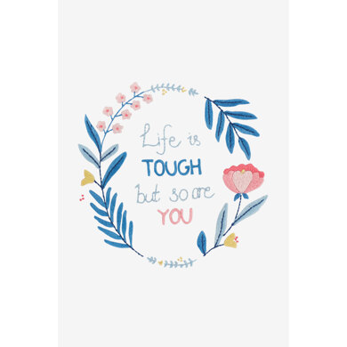 Life Is Tough But So Are You  in DMC - PAT0445 -  Downloadable PDF