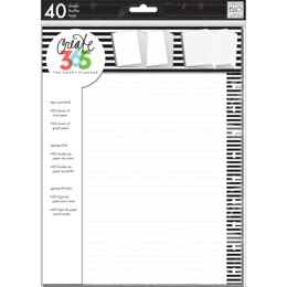 Happy Planner Big Fill Paper 40/Pkg - Note & Graph