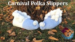 Carnival Polka Slippers