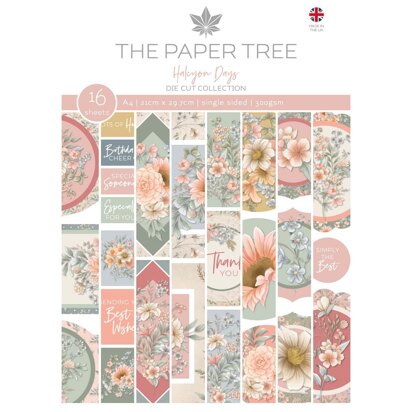 The Paper Tree Halcyon Days A4 Die Cut sheets